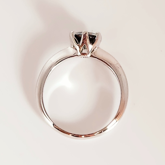 1ct Moissanite Peridot Solitaire Ring - Picture 11 of 12